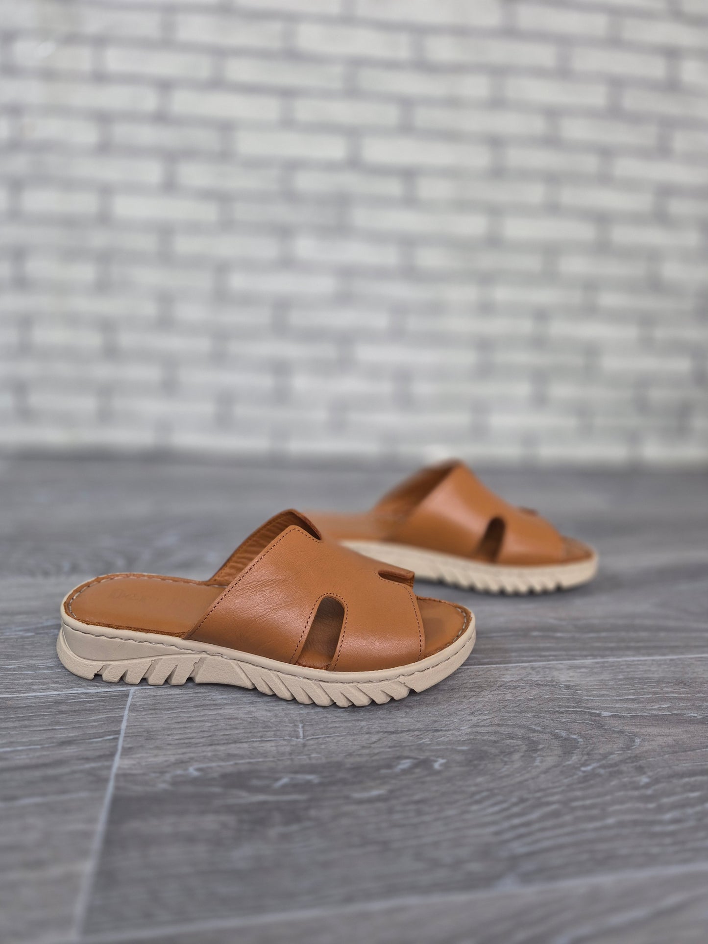 Taba ortopedik taban (Hermes Model) kadın terlik